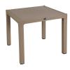 Τραπεζαρία κήπου Explore-Ignite pakoworld σετ 5τεμ PP cappuccino 90x90x73,5εκ