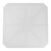 Τραπέζι Icon  pakoworld PP σε λευκή απόχρωση 80x80x74.5εκ