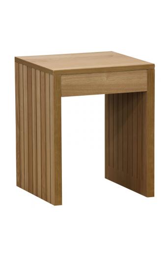 Βοηθητικό τραπέζι Focused pakoworld MDF φυσικό 40x40x50εκ