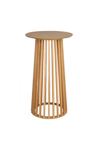 Τραπέζι μπαρ Domonic pakoworld mdf φυσικό Φ60x105εκ