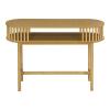 Κονσόλα Nodial pakoworld MDF/Bamboo σε φυσική απόχρωση 120x39x85εκ
