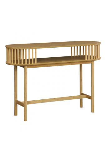 Κονσόλα Nodial pakoworld MDF/Bamboo σε φυσική απόχρωση 120x39x85εκ