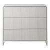 Συρταριέρα Zeplen pakoworld MDF σε λευκή απόχρωση 80x40x75εκ
