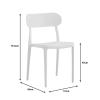 Καρέκλα Amvroan pakoworld με UV protection cappuccino pp 51x49x79.5εκ