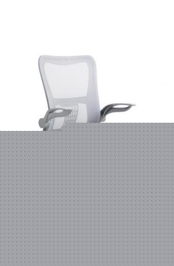 Καρέκλα γραφείου εργασίας Annalise pakoworld mesh γκρι 57x53x100εκ