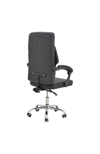 Καρέκλα γραφείου διευθυντή Glorin pakoworld μαύρο pu 60x68x128εκ