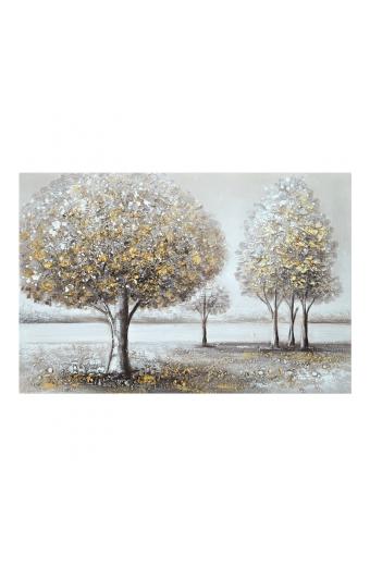 Πίνακας σε καμβά Forest Inart 90x3x60εκ