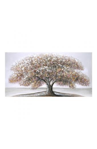 Πίνακας σε καμβά Forestree II Inart 120x3x60εκ