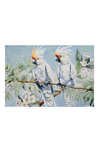 Πίνακας σε καμβά Parote Ι Inart 100x3x70εκ
