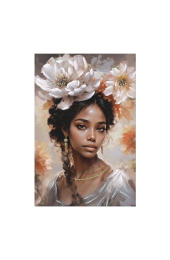 Πίνακας σε καμβά Lilibet Inart 60x2.5x90εκ
