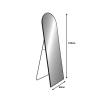 Καθρέπτης Lorens I Inart μαύρο αλουμίνιο 60x2.5x160εκ