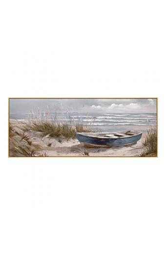 Πίνακας σε καμβά Barcu I Inart με πλαίσιο 150x3.5x60εκ