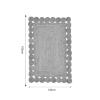 Χαλί Doze Inart μπεζ 100% γιούτα 120x180x1εκ