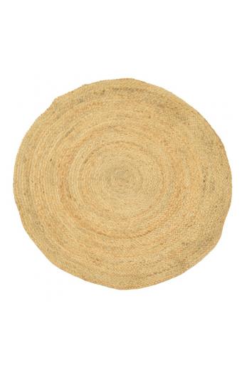 Χαλί Solon Inart φυσικό γιούτα 120x120x1εκ