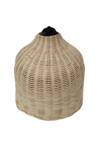 Φωτιστικό οροφής Ziquel Inart rattan σε φυσική απόχρωση Φ42x89εκ