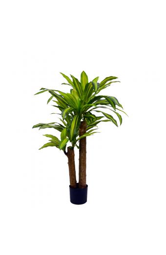Διακοσμητικό φυτό  Dracaena σε γλάστρα Inart πράσινο pp Υ110εκ