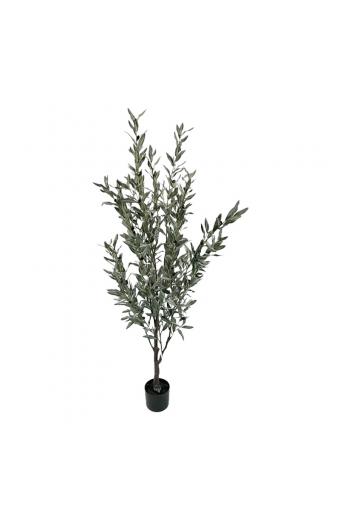 Διακοσμητικό φυτό Olive tree II σε γλάστρα Inart πράσινο pp Υ160εκ