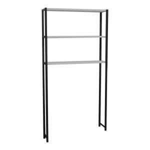Έπιπλο πλυντηρίου Bothy pakoworld oak-μαύρο μελαμίνης 70x21x150εκ