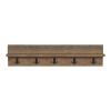 Κρεμάστρα τοίχου Esform pakoworld oak μελαμίνης 80x11x18εκ