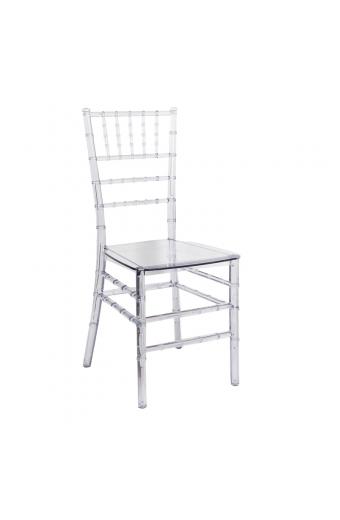 Καρέκλα Tiffany pakoworld διάφανο pc 38x38.5x88εκ