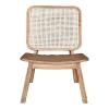 Καρέκλα Viborg pakoworld φυσικό teak ξύλο-φυσικό rattan 60x75x87εκ