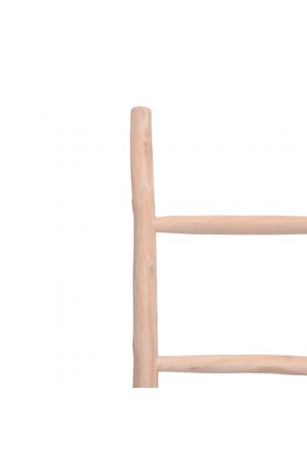 Σκάλα Morjeve pakoworld teak ξύλο σε φυσική απόχρωση 50x6x160εκ
