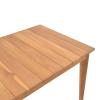 Τραπέζι Ory pakoworld teak ξύλο σε φυσική απόχρωση 160x80x75εκ