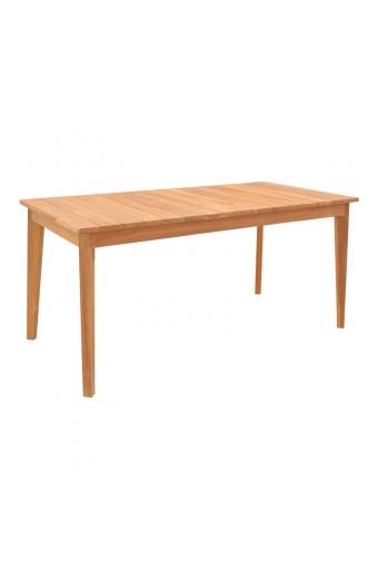 Τραπέζι Ory pakoworld teak ξύλο σε φυσική απόχρωση 160x80x75εκ