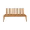 Παγκάκι Jey pakoworld teak ξύλο σε φυσική απόχρωση 120x45x40εκ