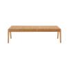 Παγκάκι Jey pakoworld teak ξύλο σε φυσική απόχρωση 120x45x40εκ