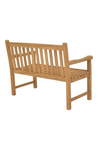 Καναπές Nat pakoworld teak ξύλο σε φυσική απόχρωση 120x57x96εκ
