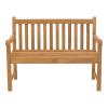 Παγκάκι Nat pakoworld teak ξύλο σε φυσική απόχρωση 120x57x96εκ
