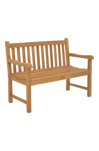 Καναπές Nat pakoworld teak ξύλο σε φυσική απόχρωση 120x57x96εκ