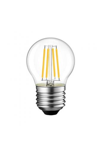 Λαμπτήρας LED G45 Bulb pakoworld 4W 3000K E27 clear