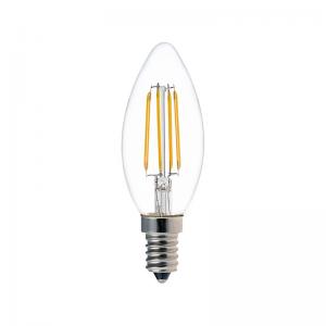 Λαμπτήρας LED C35 Bulb pakoworld 4W 3000K E14 clear