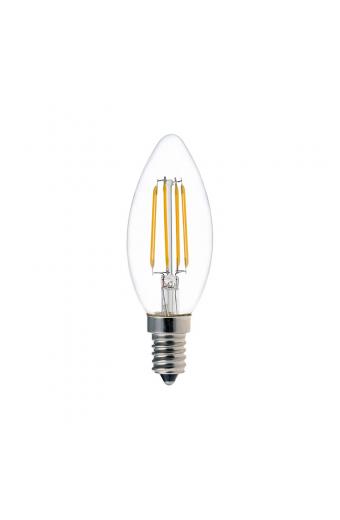 Λαμπτήρας LED C35 Bulb pakoworld 4W 3000K E14 clear