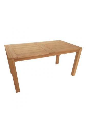 Τραπέζι Pablo pakoworld teak ξύλο σε φυσική απόχρωση 160x90x76εκ