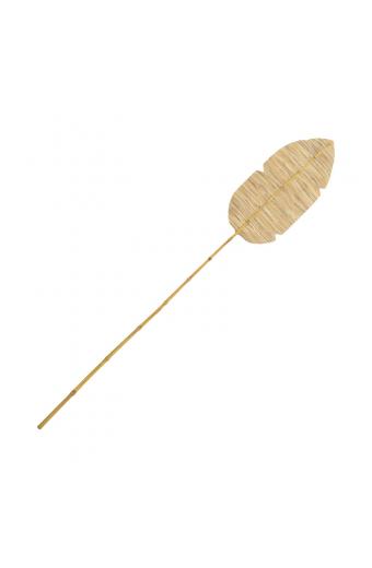 Διακοσμητικό φυτό Bantou Inart banana leaf σε φυσική απόχρωση Υ200εκ