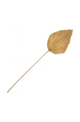 Διακοσμητικό φύλλο Walsy Inart palm leaf σε φυσική απόχρωση Υ135 εκ