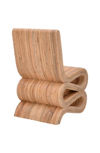 Πολυθρόνα Favorsy pakoworld rattan σε φυσική απόχρωση 65x52x90εκ