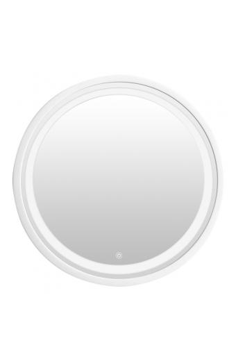 Καθρέπτης Led Goslyn Inart σε λευκή απόχρωση Φ55.4x4.5εκ