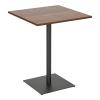 Τραπέζι Nerobian pakoworld mdf σε καρυδί απόχρωση 60x60x75εκ