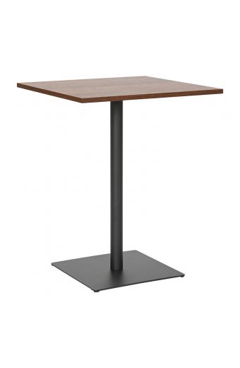Τραπέζι Nerobian pakoworld mdf σε καρυδί απόχρωση 60x60x75εκ