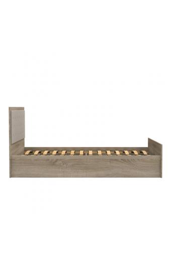 Κρεβάτι διπλό Vita Plus pakoworld σε sonoma απόχρωση 160x200εκ