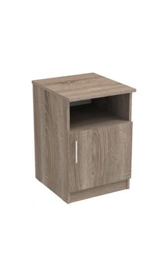 Κομοδίνο Galdi pakoworld σε sonoma truffle απόχρωση 40x45x60εκ