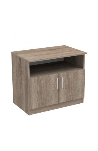 Ντουλάπι χαμηλό Galdow pakoworld σε sonoma truffle απόχρωση 80x45x60εκ