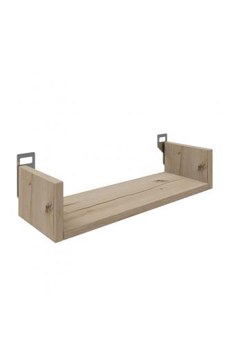 Ραφιέρα τοίχου Derva pakoworld σε oak απόχρωση 45x15x10cm