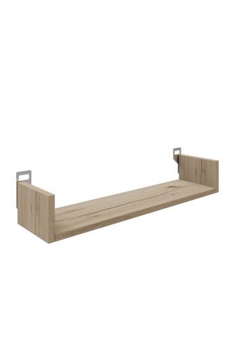 Ραφιέρα τοίχου Derva pakoworld σε oak απόχρωση 60x15x10cm