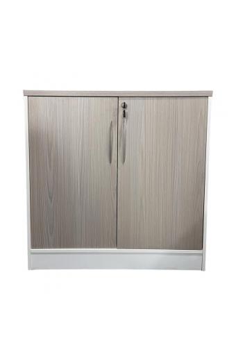 Ντουλάπι γραφείου Armadi pakoworld σε sonoma-λευκή απόχρωση 80x40x80εκ