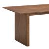 Τραπέζι Eleganza pakoworld mdf σε καρυδί απόχρωση 180x99x75.8εκ
